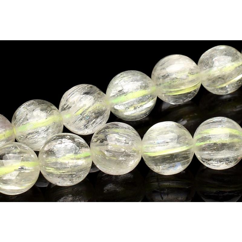1点物】AAA透明◇キャッツアイ効果 クンツァイト(ヒデナイト) 6.5mm