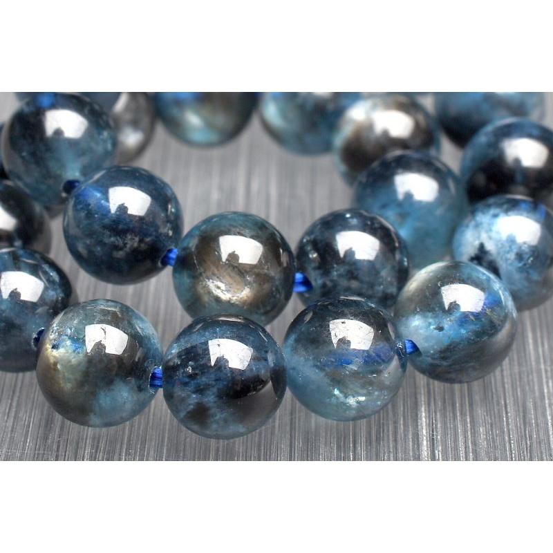 1点物】AA高品質☆南アフリカ産 ブラックアクアマリン 7.5mm