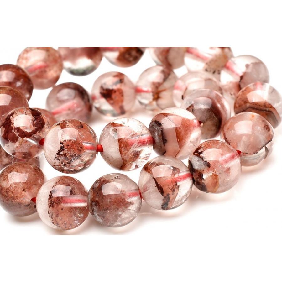 1点物】縁起のいい赤富士 レッドファントムクォーツ 7.5mm