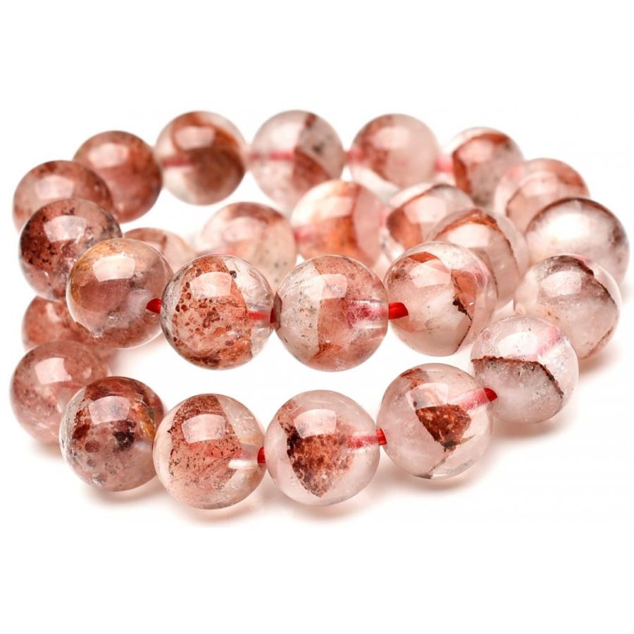 1点物】縁起のいい赤富士 レッドファントムクォーツ 7.5mm