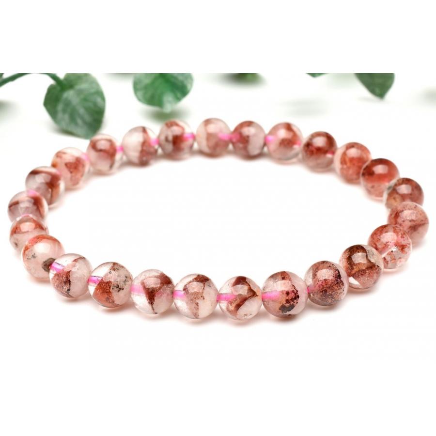 1点物】縁起のいい赤富士 レッドファントムクォーツ 7.5mm