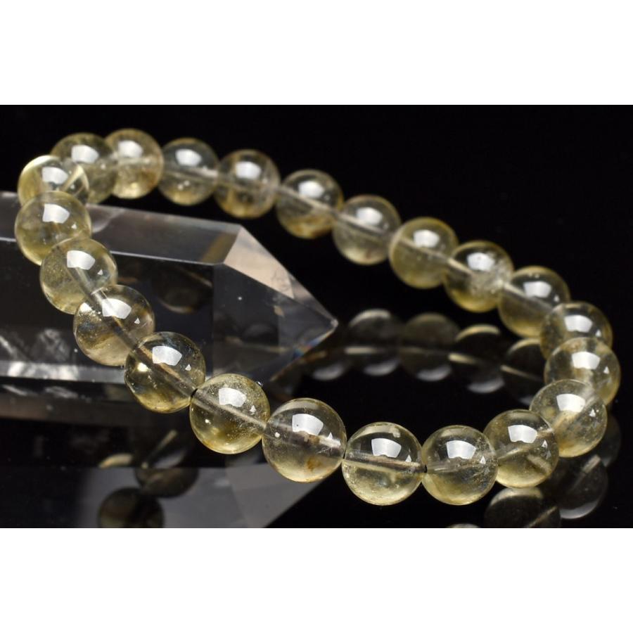 1点物】AA+希少☆ブラックファントム入り リビアングラス 8.5mm