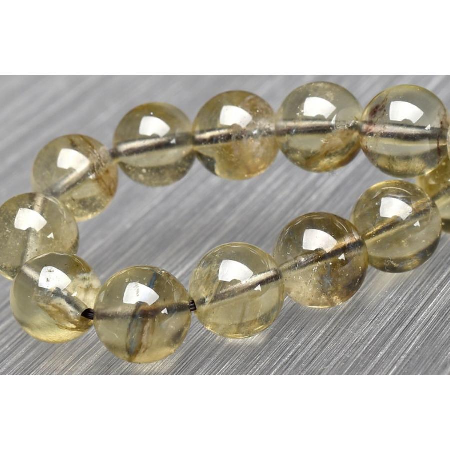 1点物】AA+希少☆ブラックファントム入り リビアングラス 8.5mm