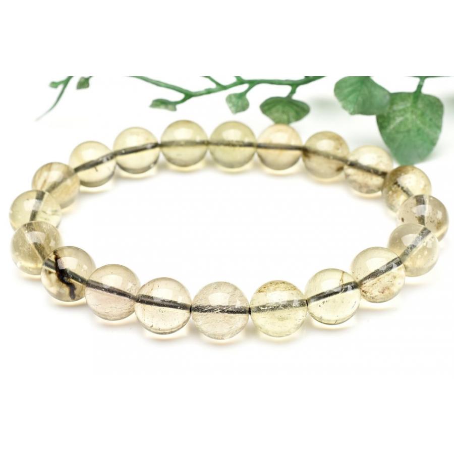 1点物】AA+希少☆ブラックファントム入り リビアングラス 10mm