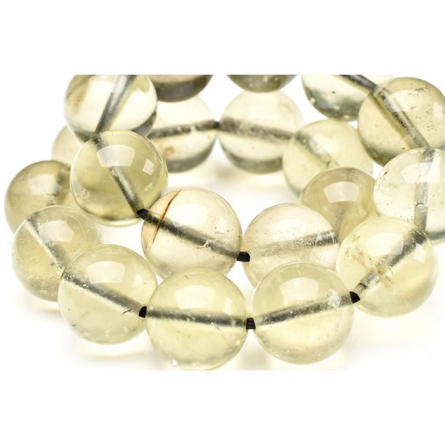 1点物】AA+希少☆ブラックファントム入り リビアングラス 10mm