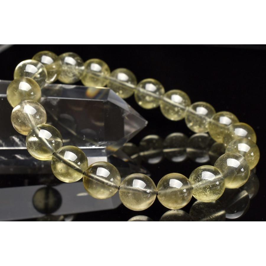 1点物】AA+希少☆ブラックファントム入り リビアングラス 10mm