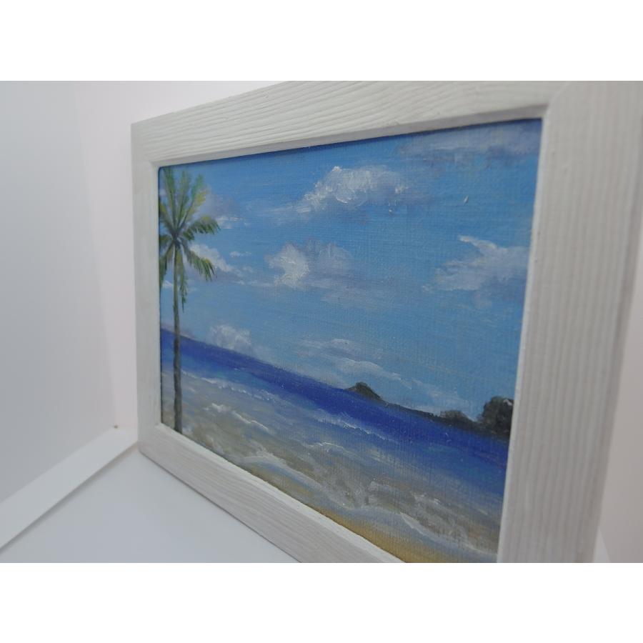 「南国」　油絵、原画　額付き |  | 02