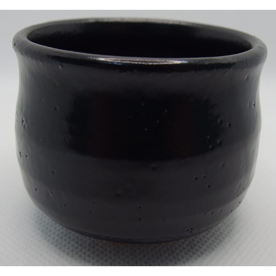 美濃焼 ぐい呑み 秀泉陶苑 窯変十彩 10種のうち(3)　黒織部 | 