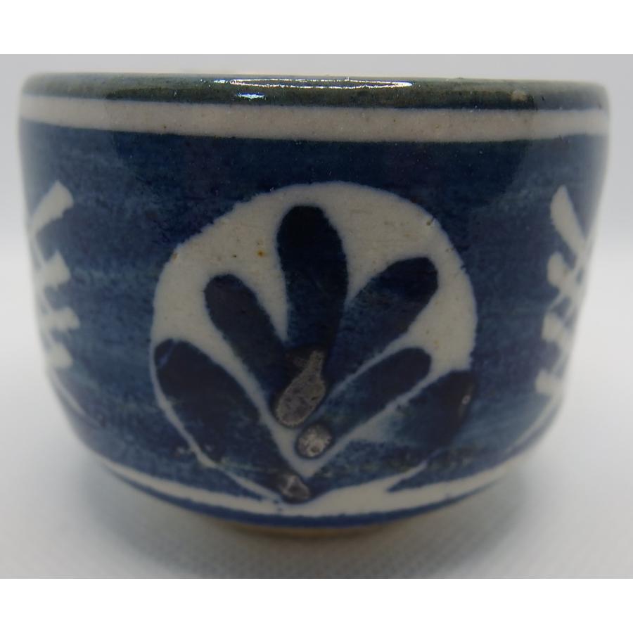 美濃焼 ぐい呑み 秀泉陶苑 窯変十彩 10種のうち(6)　染付 |  | 01