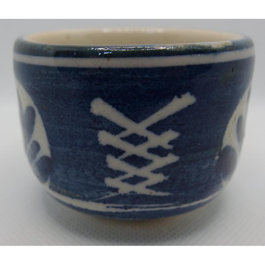 美濃焼 ぐい呑み 秀泉陶苑 窯変十彩 10種のうち(6)　染付 |  | 02