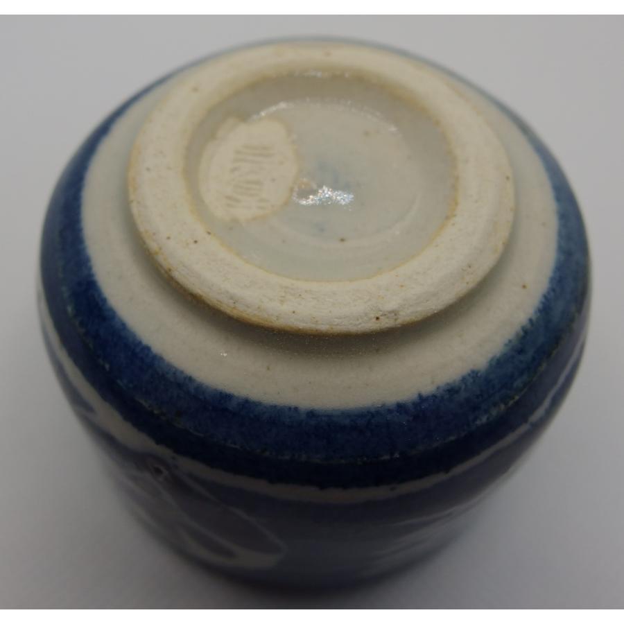 美濃焼 ぐい呑み 秀泉陶苑 窯変十彩 10種のうち(6)　染付 |  | 03