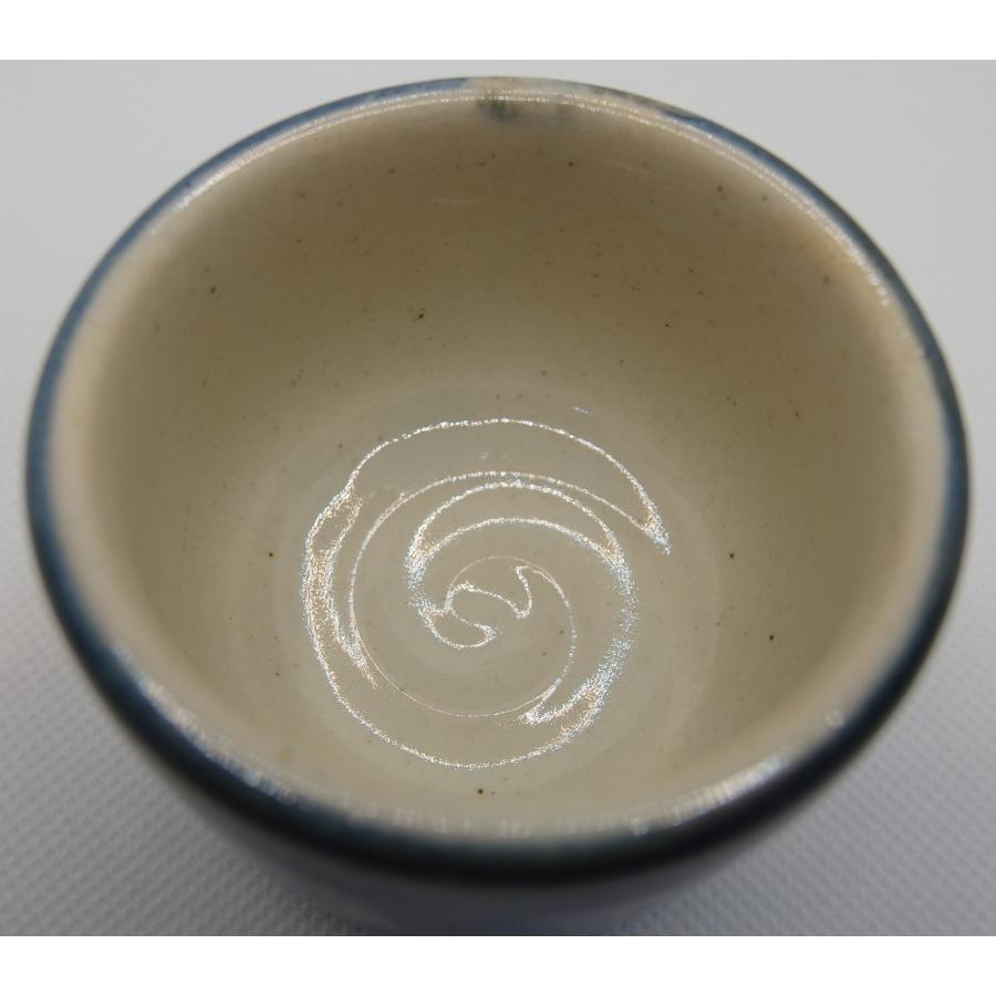 美濃焼 ぐい呑み 秀泉陶苑 窯変十彩 10種のうち(6)　染付 |  | 04