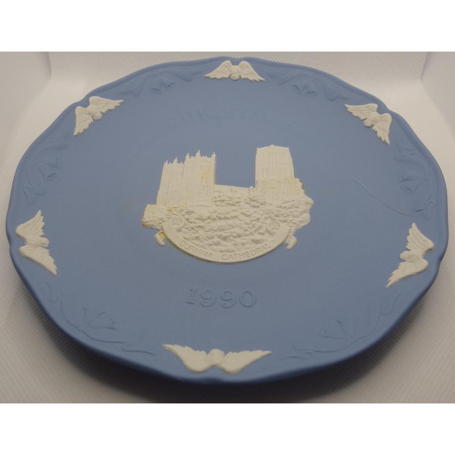 ☆一部難あり　ウエッジウッド　１９９０年　クリスマスプレート　DURHAM CATHEDRAL | 