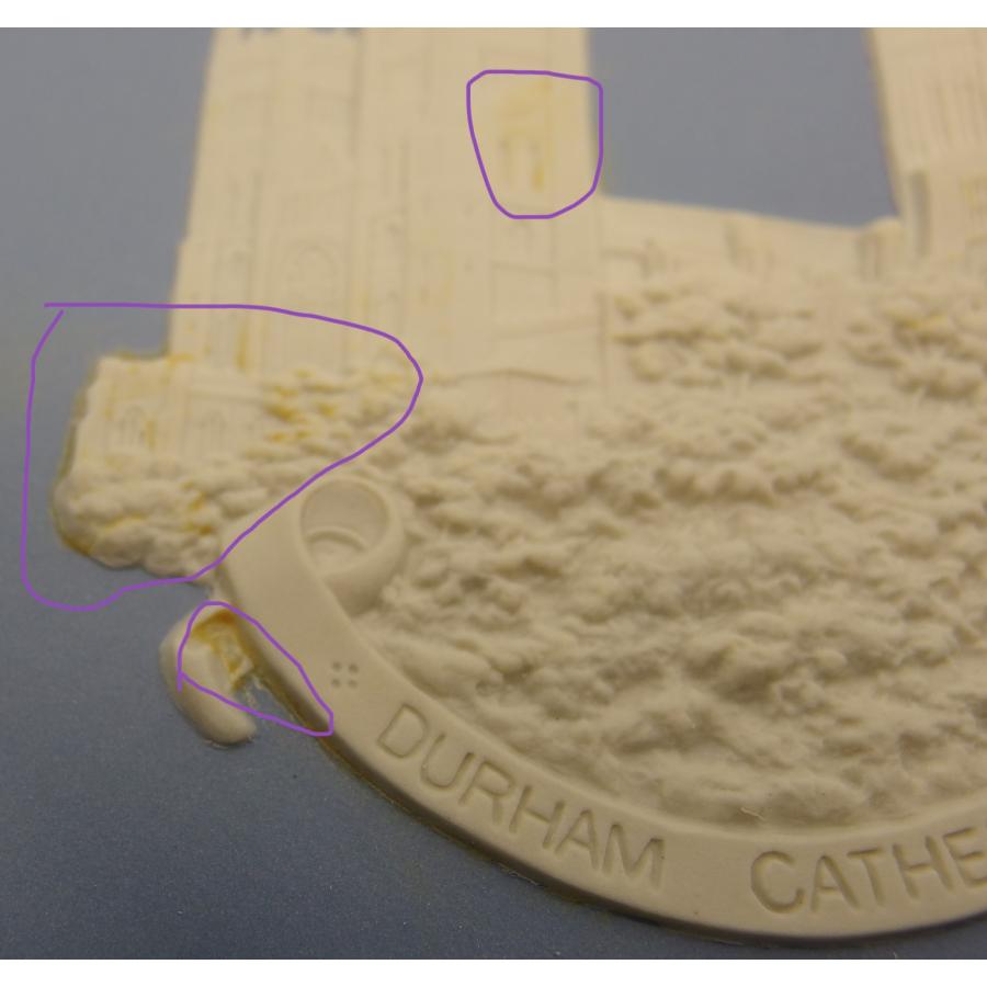 ☆一部難あり　ウエッジウッド　１９９０年　クリスマスプレート　DURHAM CATHEDRAL |  | 02