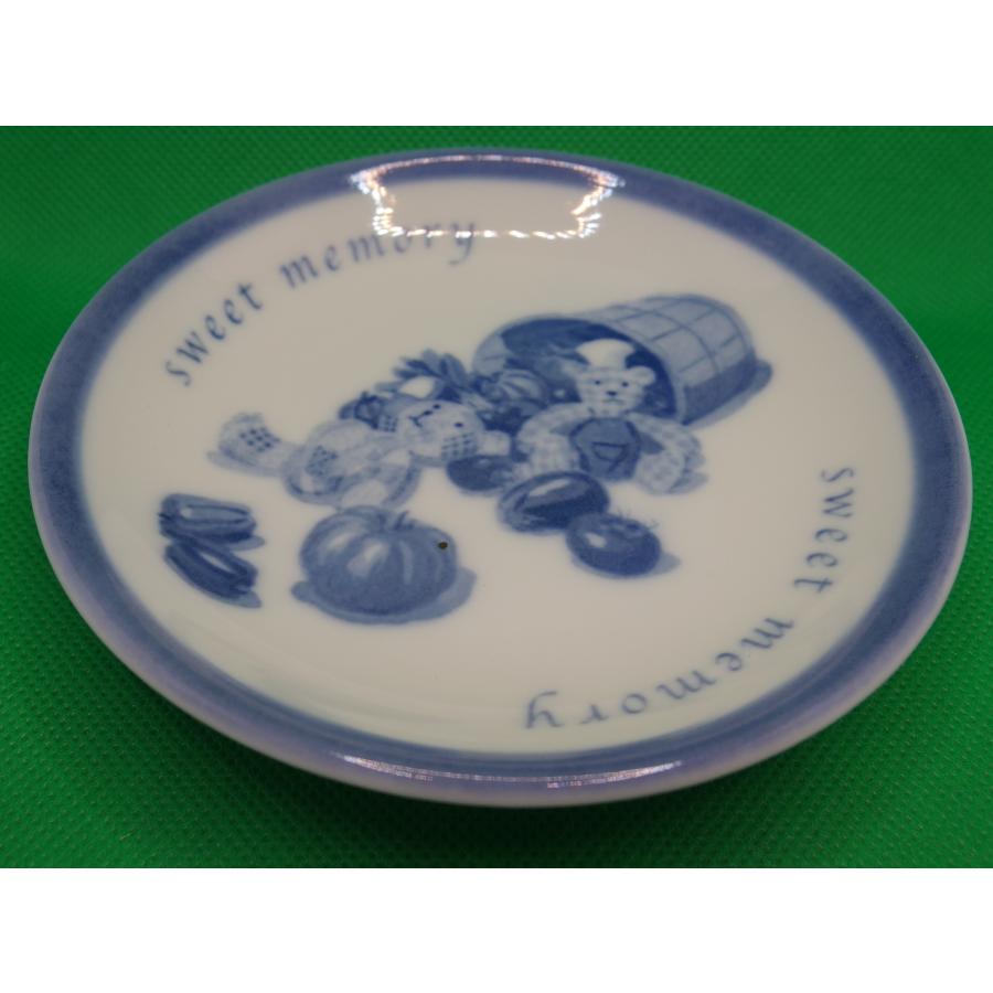 小皿　クリスマス　テディベア柄 | 