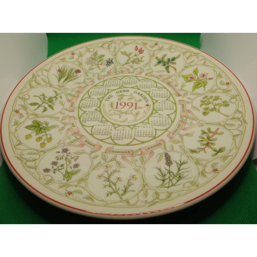 ☆一部難あり　カレンダープレート１９９１　WEDGWOOD(ウェッジウッド) The Herb Garden（ハーブガーデン） | 