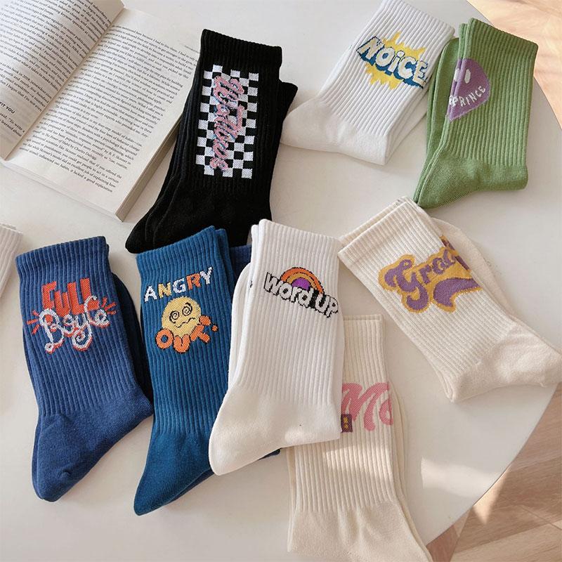 ソックス 靴下 クルーソックス ポップロゴ ストリート メンズ レディース 男性 女性 おしゃれ オシャレ かわいい |  | 21