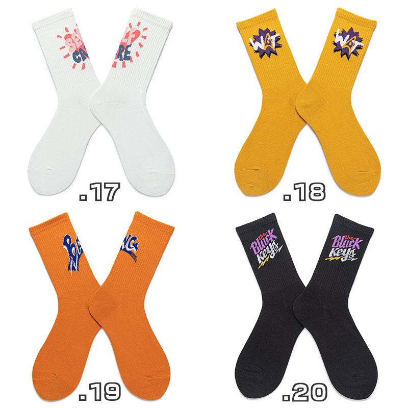 ソックス 靴下 クルーソックス ポップロゴ ストリート メンズ レディース 男性 女性 おしゃれ オシャレ かわいい |  | 40
