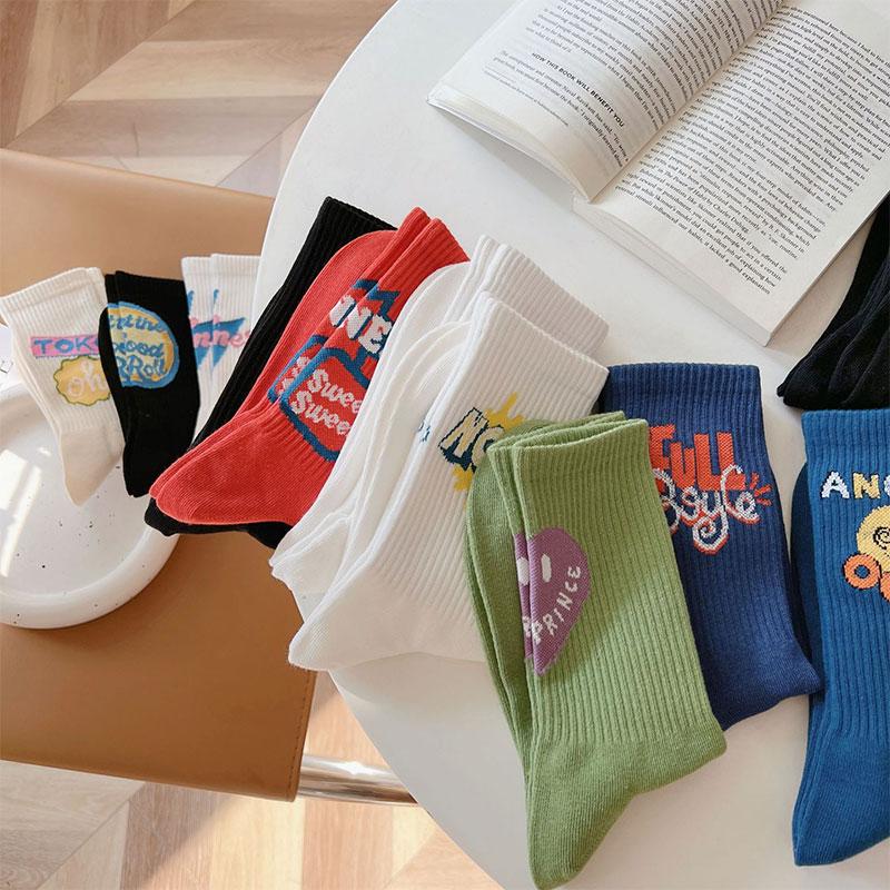 ソックス 靴下 クルーソックス ポップロゴ ストリート メンズ レディース 男性 女性 おしゃれ オシャレ かわいい |  | 22