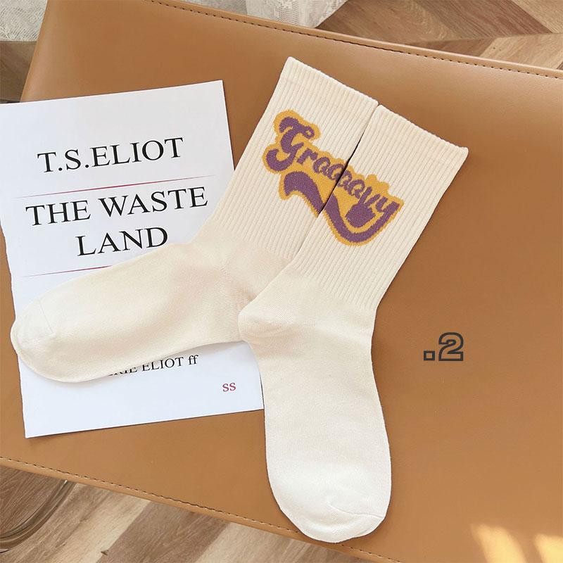 ソックス 靴下 クルーソックス ポップロゴ ストリート メンズ レディース 男性 女性 おしゃれ オシャレ かわいい |  | 25