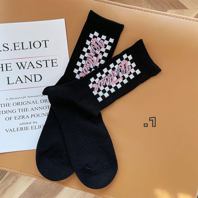 ソックス 靴下 クルーソックス ポップロゴ ストリート メンズ レディース 男性 女性 おしゃれ オシャレ かわいい |  | 24