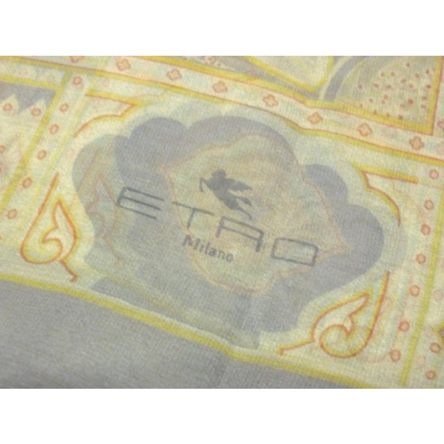 ETRO ☆SALE☆ ETRO エトロ シルク 大判シフォンスカーフ ETRO ☆SALE☆ ETRO エトロ シルク 大判シフォンスカーフ