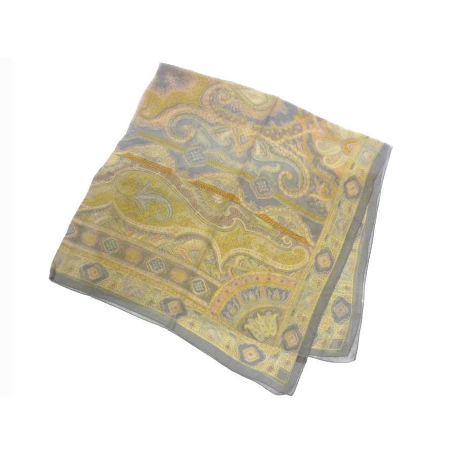 ETRO ☆SALE☆ ETRO エトロ シルク 大判シフォンスカーフ ETRO ☆SALE☆ ETRO エトロ シルク 大判シフォンスカーフ