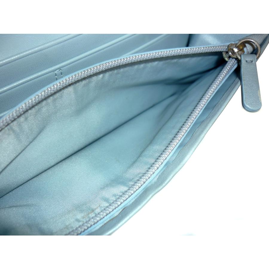 COACH（コーチ） レザー 長財布 （ライトブルー） : ブランドショップ