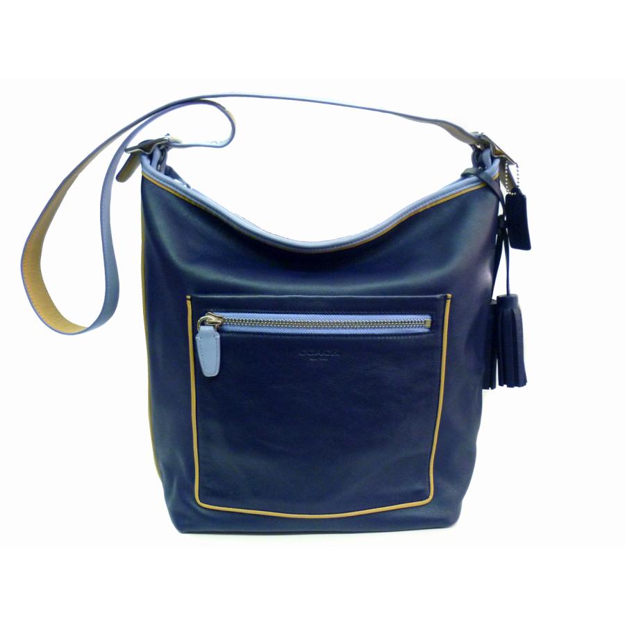 COACH ☆SALE☆ 未使用 COACH コーチ レザー バイカラー バケツ型 2way 
