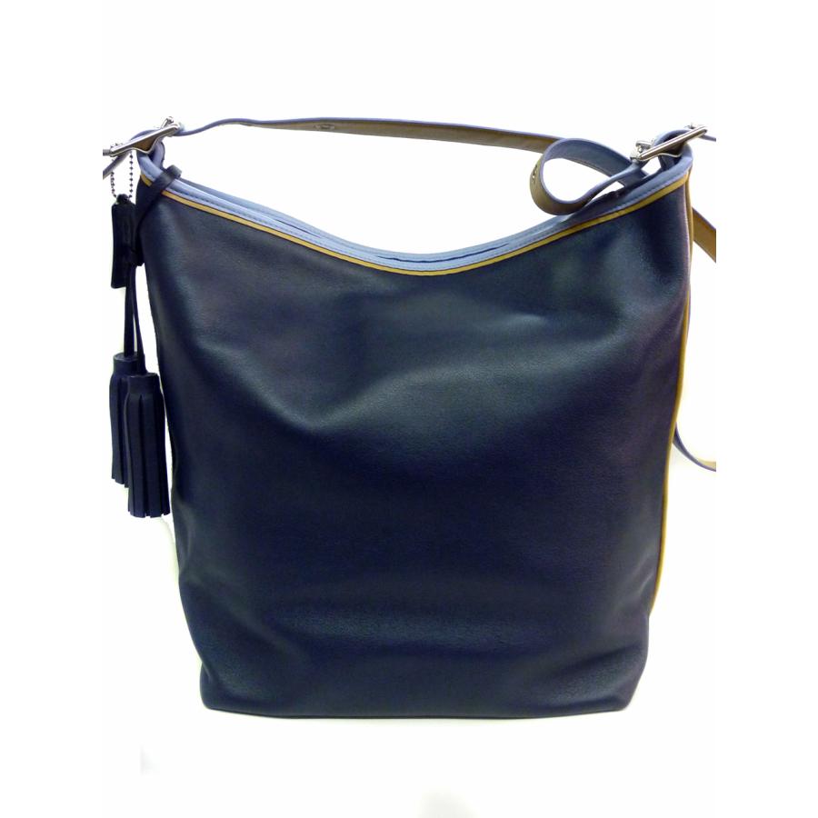 COACH ☆SALE☆ 未使用 COACH コーチ レザー バイカラー バケツ型 2way 