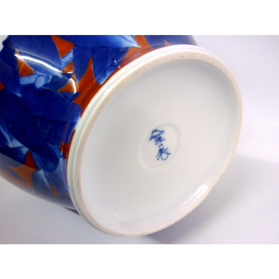 深川製磁 牡丹 冠付 花生 花瓶 箱付き 深川製磁 牡丹 冠付