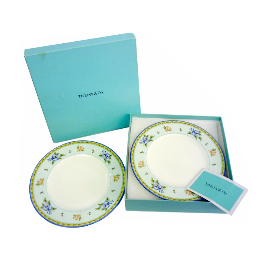 ティファニー　未使用　皿 Tiffany & Co. - ☆未使用☆ティファニー絵皿2枚セットの通販 by