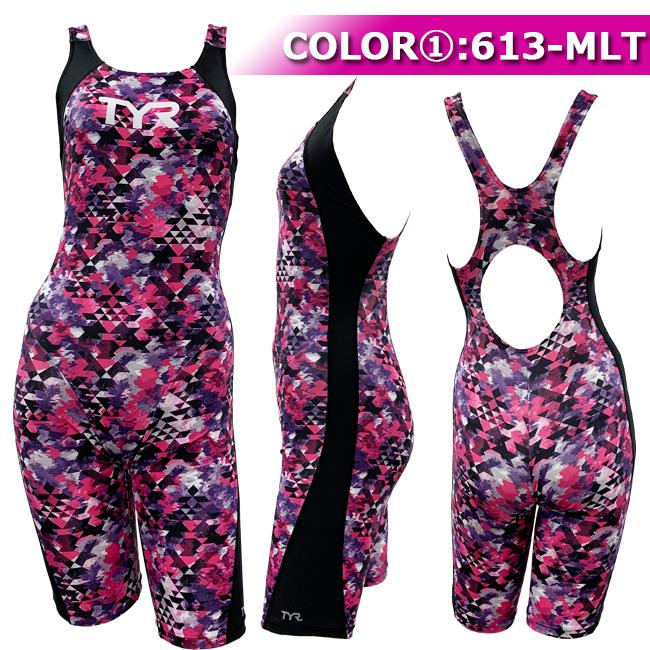 TYR ティア 水着 練習用 フィットネス トレーニング レディース 水着 オールインワン スパッツスーツ レッグスーツ 大きいサイズ対応_13