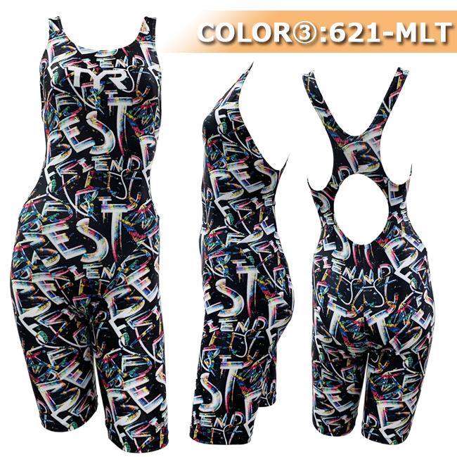 TYR ティア 水着 練習用 フィットネス トレーニング レディース 水着 オールインワン スパッツスーツ レッグスーツ 大きいサイズ対応_15