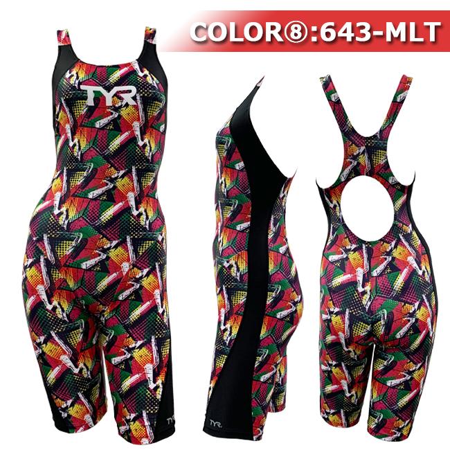 TYR ティア 水着 練習用 フィットネス トレーニング レディース 水着 オールインワン スパッツスーツ レッグスーツ 大きいサイズ対応_20