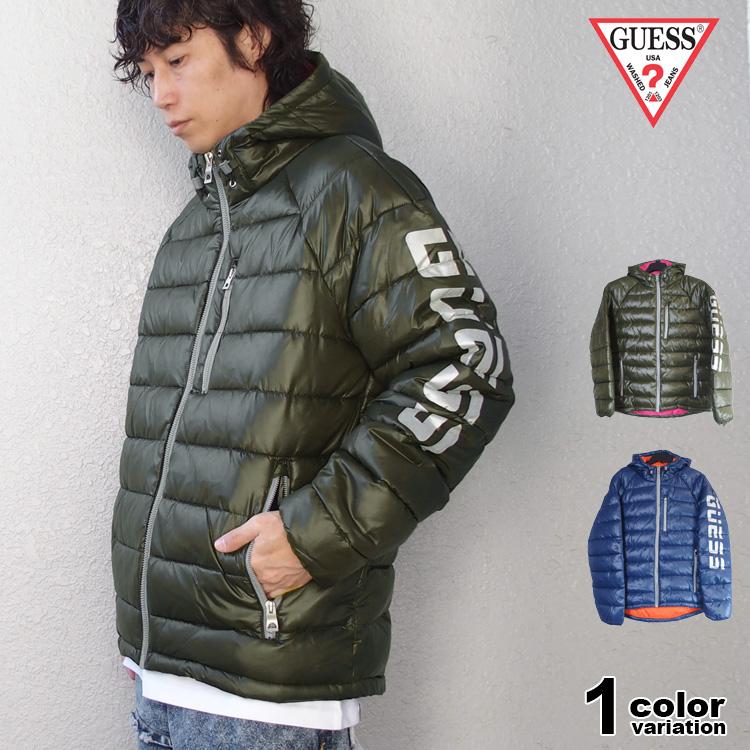 GUESS（ゲス） UK限定モデル 中綿 ジャケット パファー ジャケット