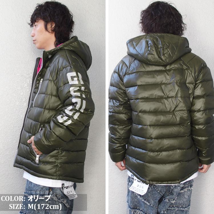 GUESS ゲス 中綿 ジャケット パファー ジャケット 袖ロゴ ブランド ロゴ アメカジ メンズ レディース UK限定モデル 112AN210 GUESS（ゲス） UK限定モデル 中綿 ジャケット パファー ジャケット