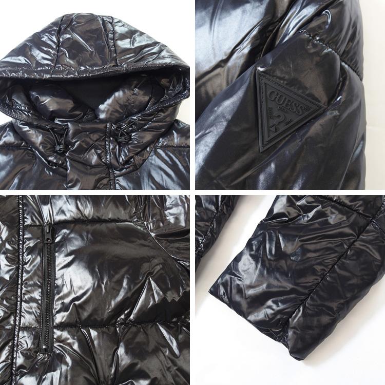 GUESS（ゲス） UK限定モデル 中綿 コート ロング ジャケット ベンチ