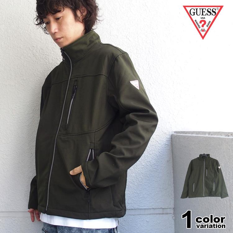 GUESS（ゲス） UK限定モデル ジャケット ソフトシェル ジャケット 裏地 