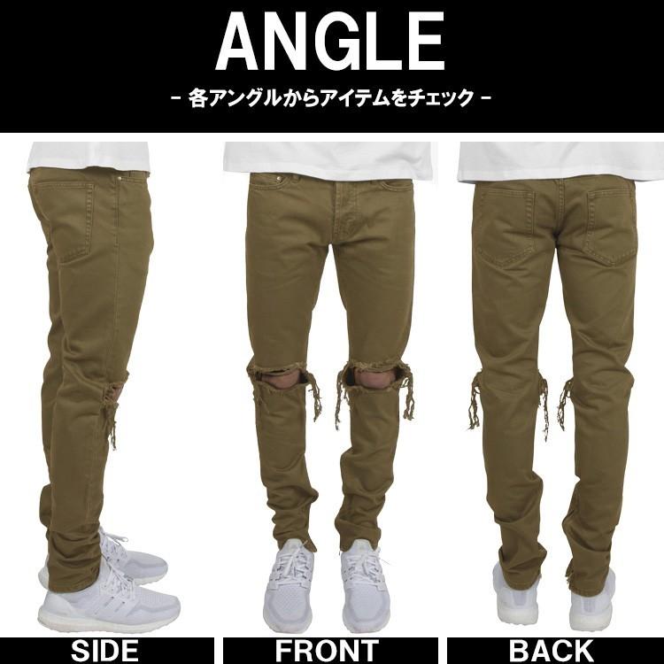 mnml ミニマル デニムパンツ ダメージジーンズ スキニー サイドジップ