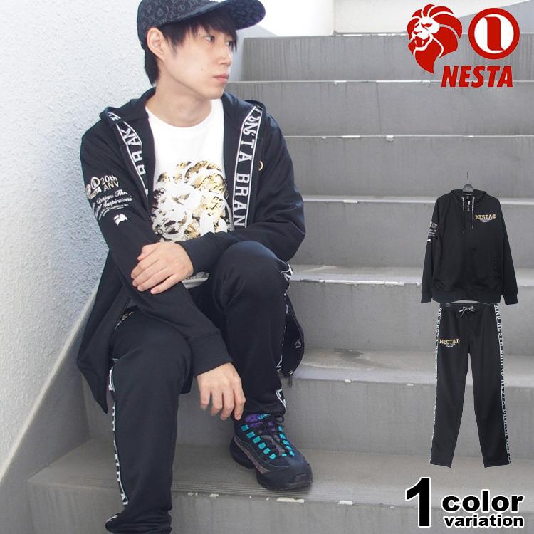 ネスタブランド セットアップ Nesta Brand ジャージ 上下 メンズ 長袖 パーカー パンツ 大きいサイズ対応 新作 3nb Lattache ラタッシュ 通販 Yahoo ショッピング