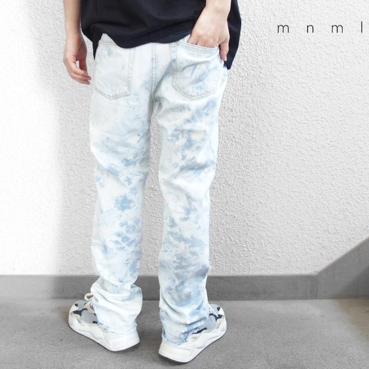 パンツ mnml stretch denim M1 STRETCH DENIM BLACK デニムパンツ|mnml|ストリート