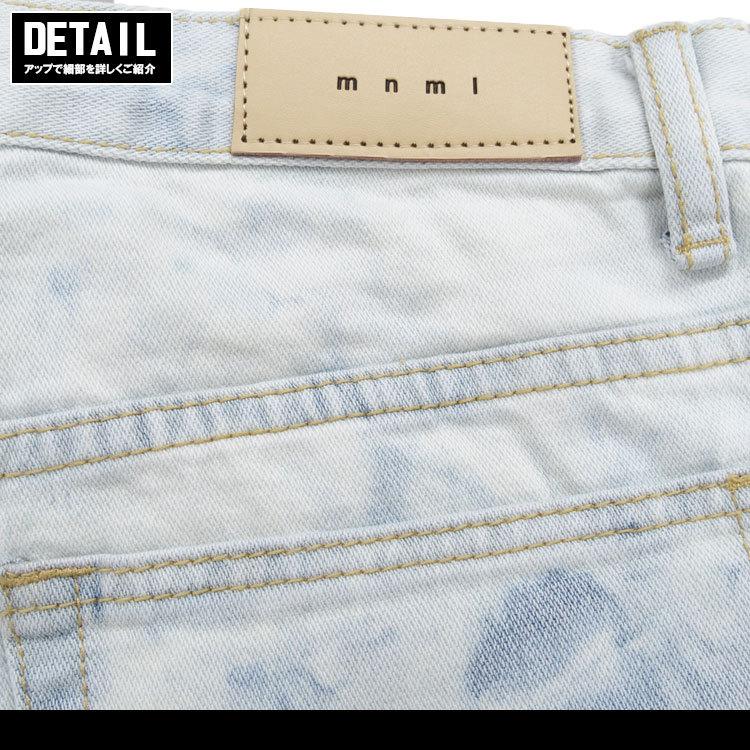mnml パンツ ミニマル デニムパンツ バギー BAGGY DENIM V217 ルーズ 