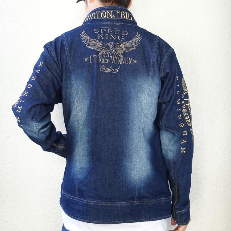 ノートン（NORTON） ジャケット ストレッチ デニム ライダース