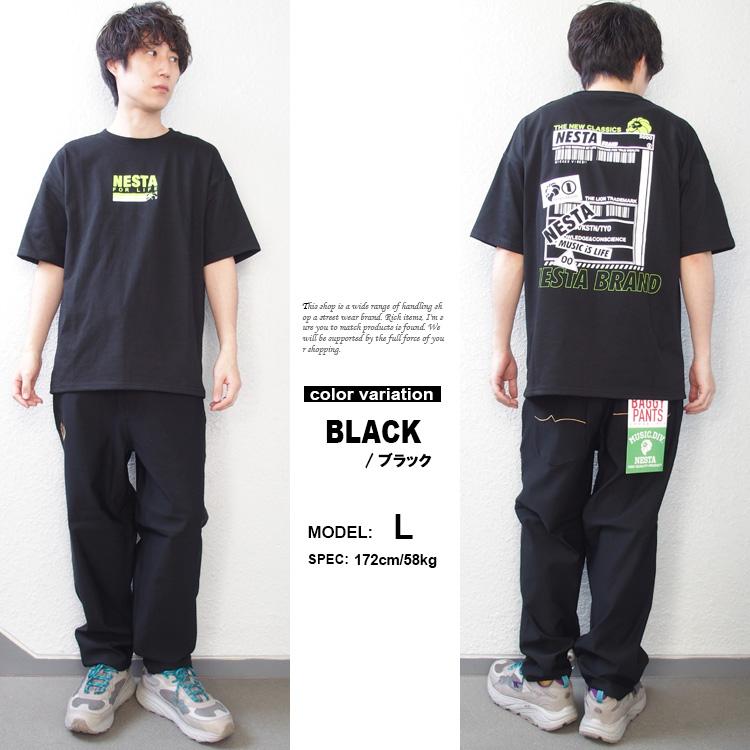 ネスタブランド Tシャツ NESTA BRAND メンズ 半袖 トップス ドロップショルダー 吸汗速乾 ドライ メンズ トップス 2023 新作｜lattachey｜05