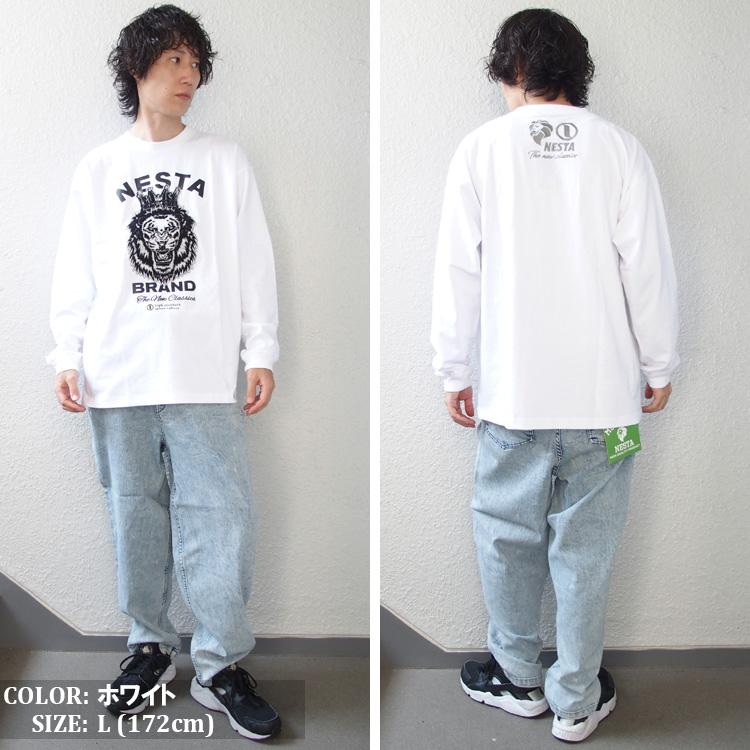 NESTA BRAND ネスタブランド ロンT 長袖 Tシャツ さがら 刺繍
