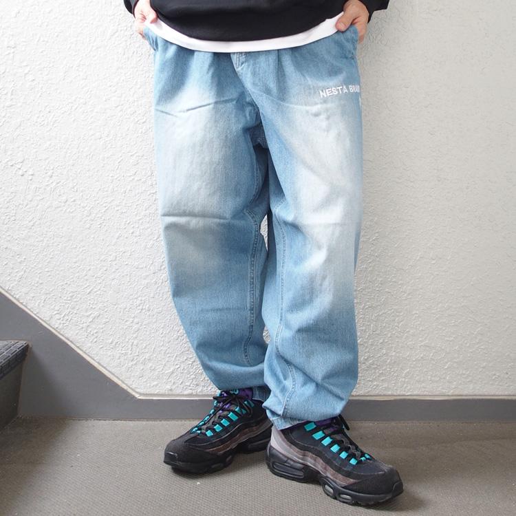 NESTA BRAND ネスタブランド デニムパンツ ジーンズ ワイドパンツ 