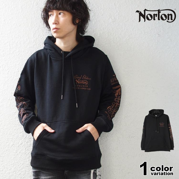 ノートン（NORTON） パーカー プルオーバー スウェット 刺繍 袖 ロゴ