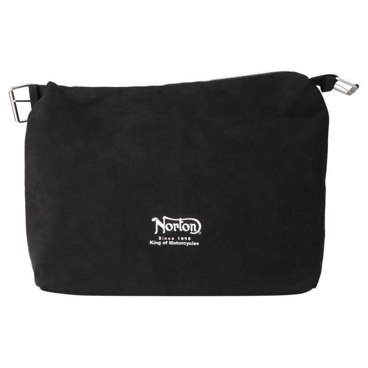 未使用】NORTON ノートン トートバッグ 黒 肩がけ バイカー バッグ