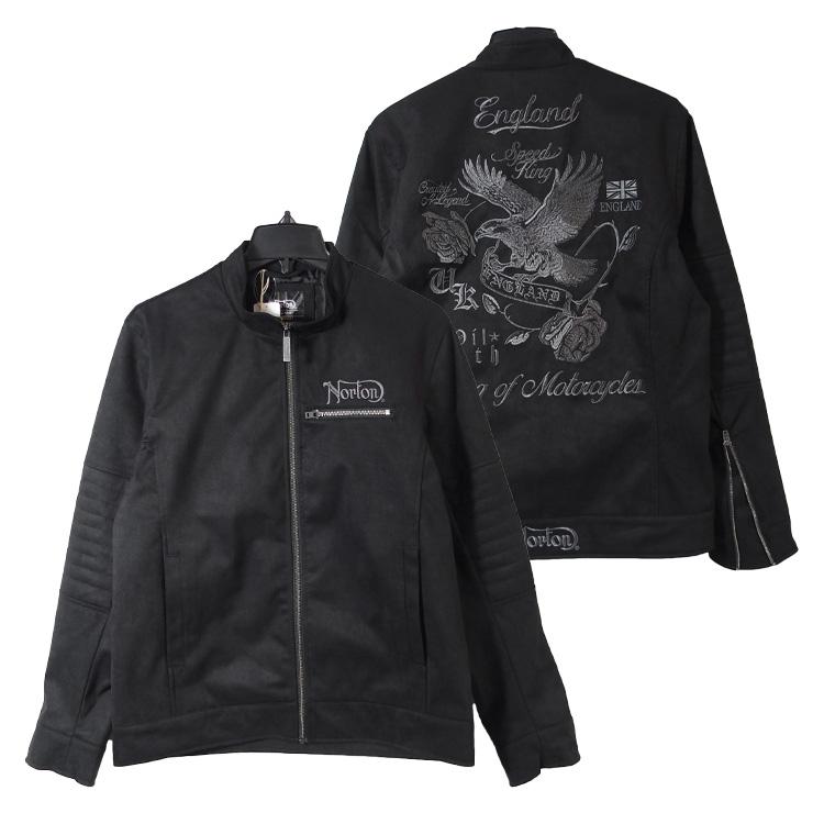 ノートン（NORTON） フェイクスウェード シングルライダース